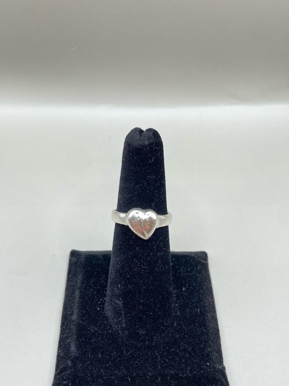Sterling Silver Chunky Heart Ring